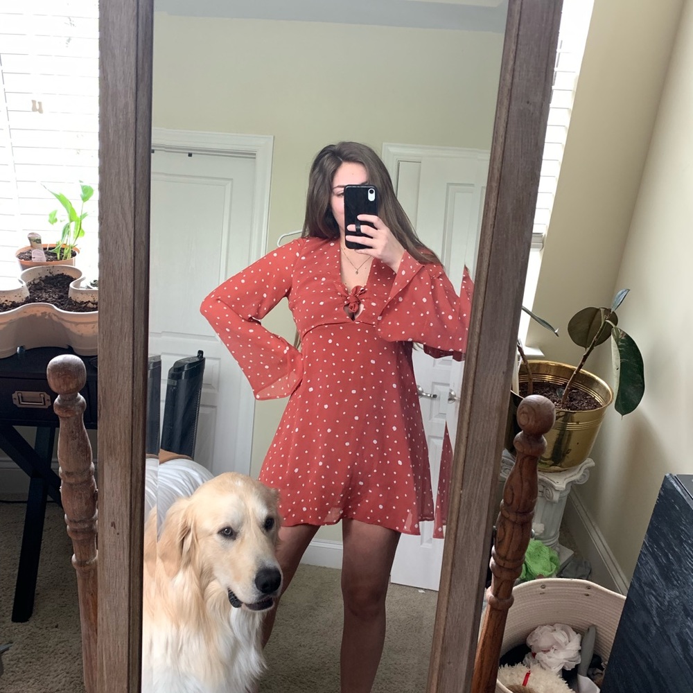 Lunik bell sleeve dress